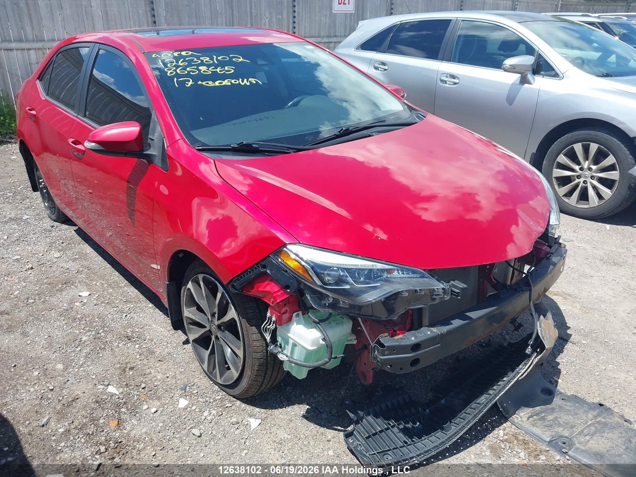 2T1BURHE0HC865845 · 2017 TOYOTA COROLLA L/LE/XLE/SE/XSE