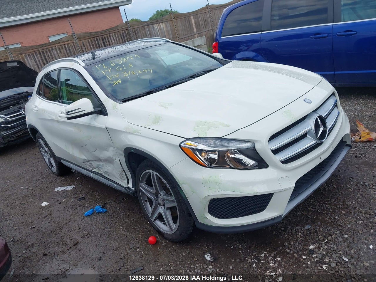 WDCTG4GB6HJ318244 · 2017 MERCEDES BENZ GLA 250 4MATIC