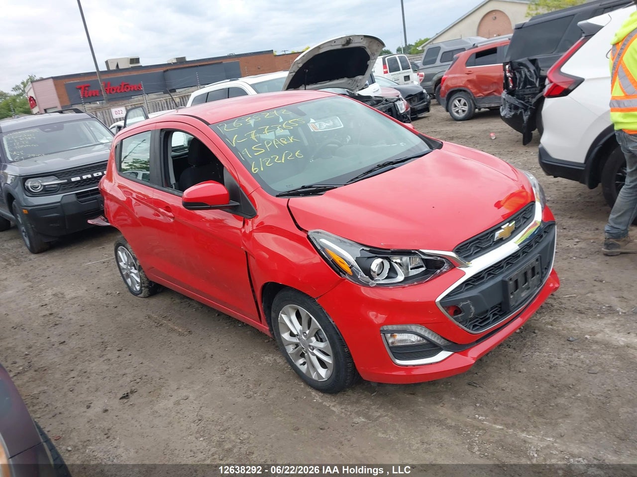 KL8CD6SAXKC773658 · 2019 CHEVROLET SPARK 1LT