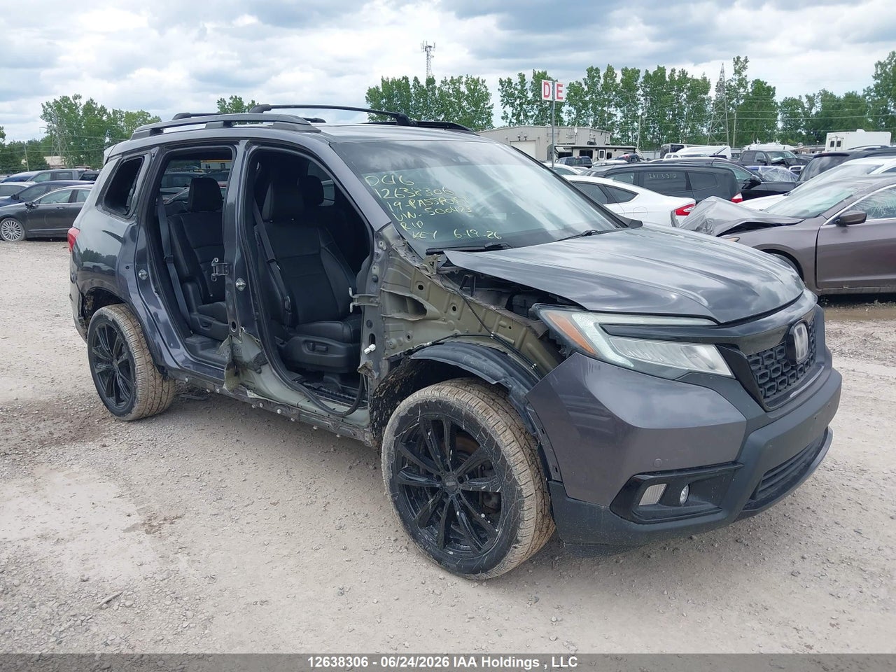 5FNYF8H97KB500423 · 2019 HONDA PASSPORT TOURING