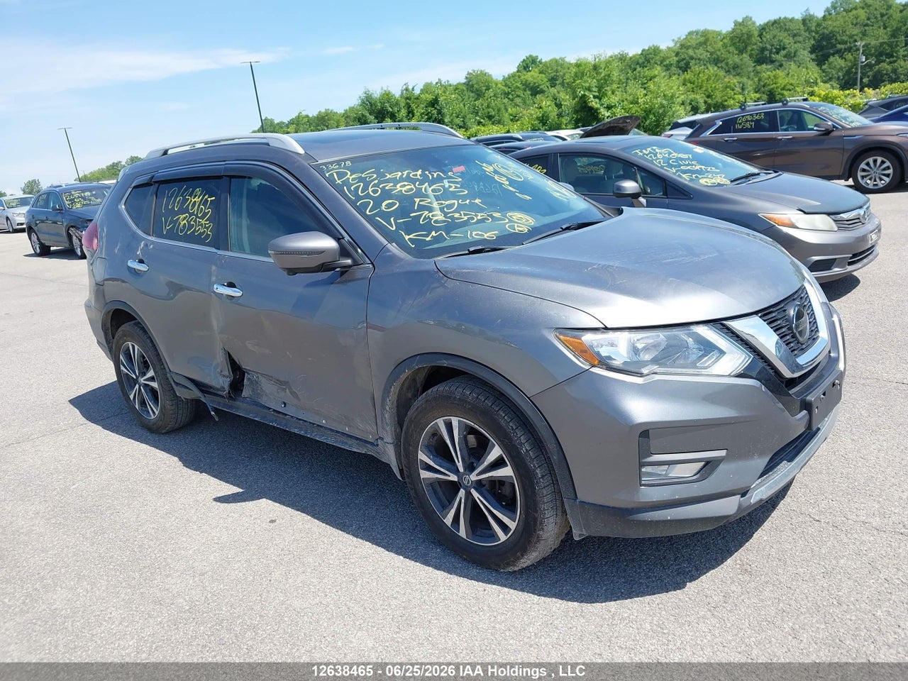 5N1AT2MV3LC783553 · 2020 NISSAN ROGUE S/SL/SV