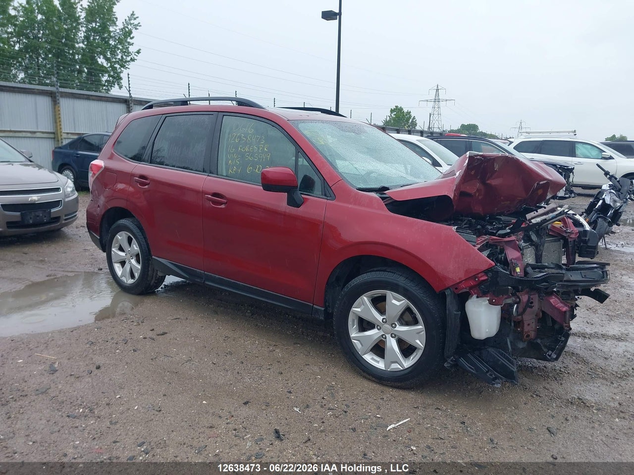 JF2SJCHC5GG565949 · 2016 SUBARU FORESTER 2.5I LIMITED