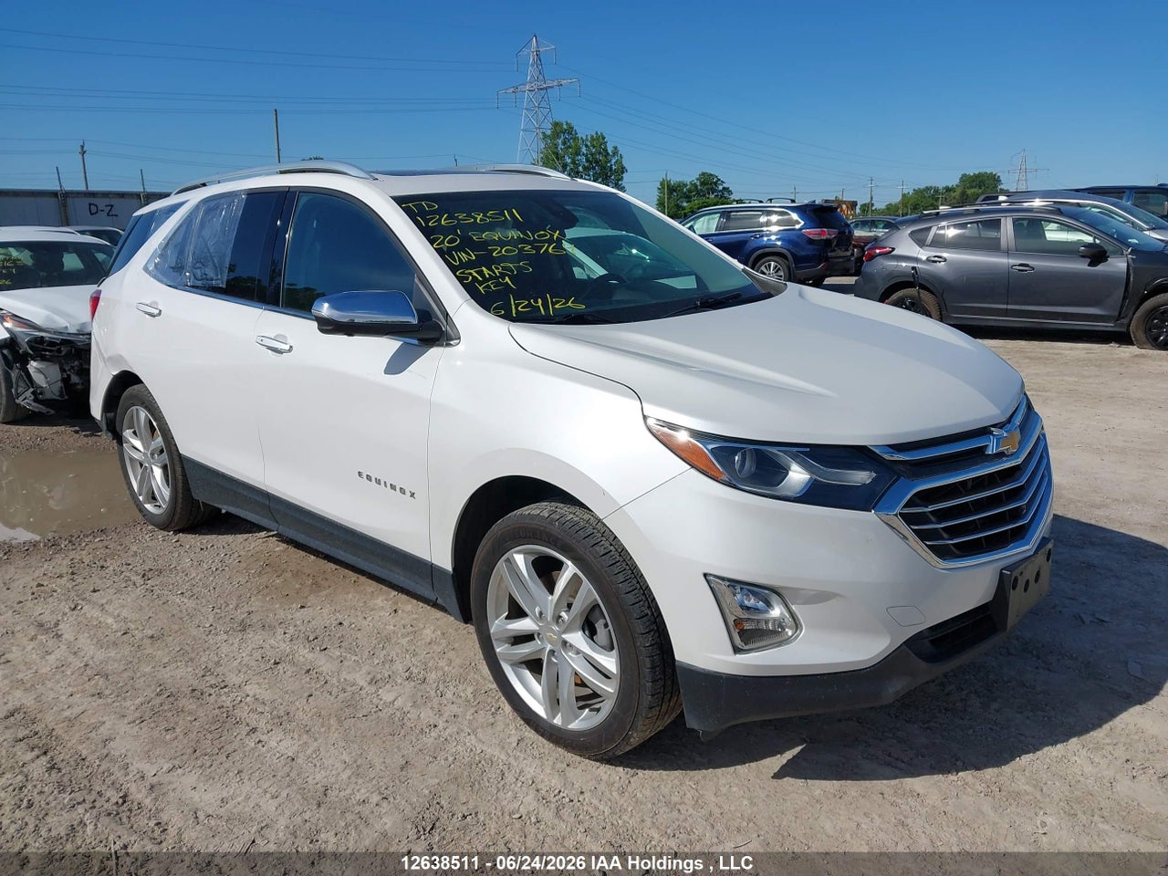 2GNAXYEX5L6203764 · 2020 CHEVROLET EQUINOX PREMIER