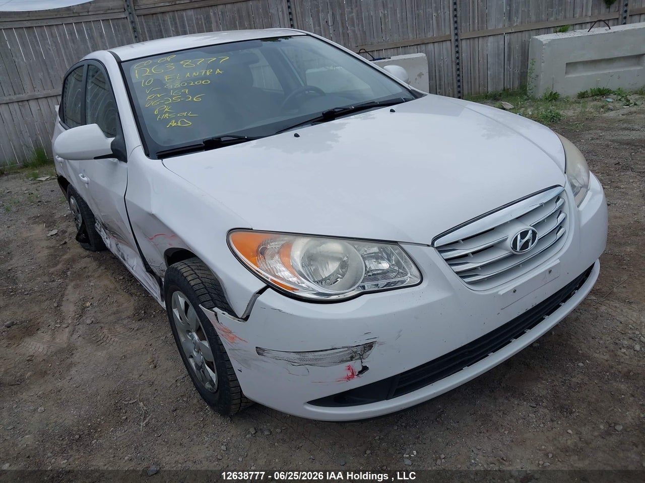 KMHDU4BD3AU980200 · 2010 HYUNDAI ELANTRA BLUE/GLS/SE