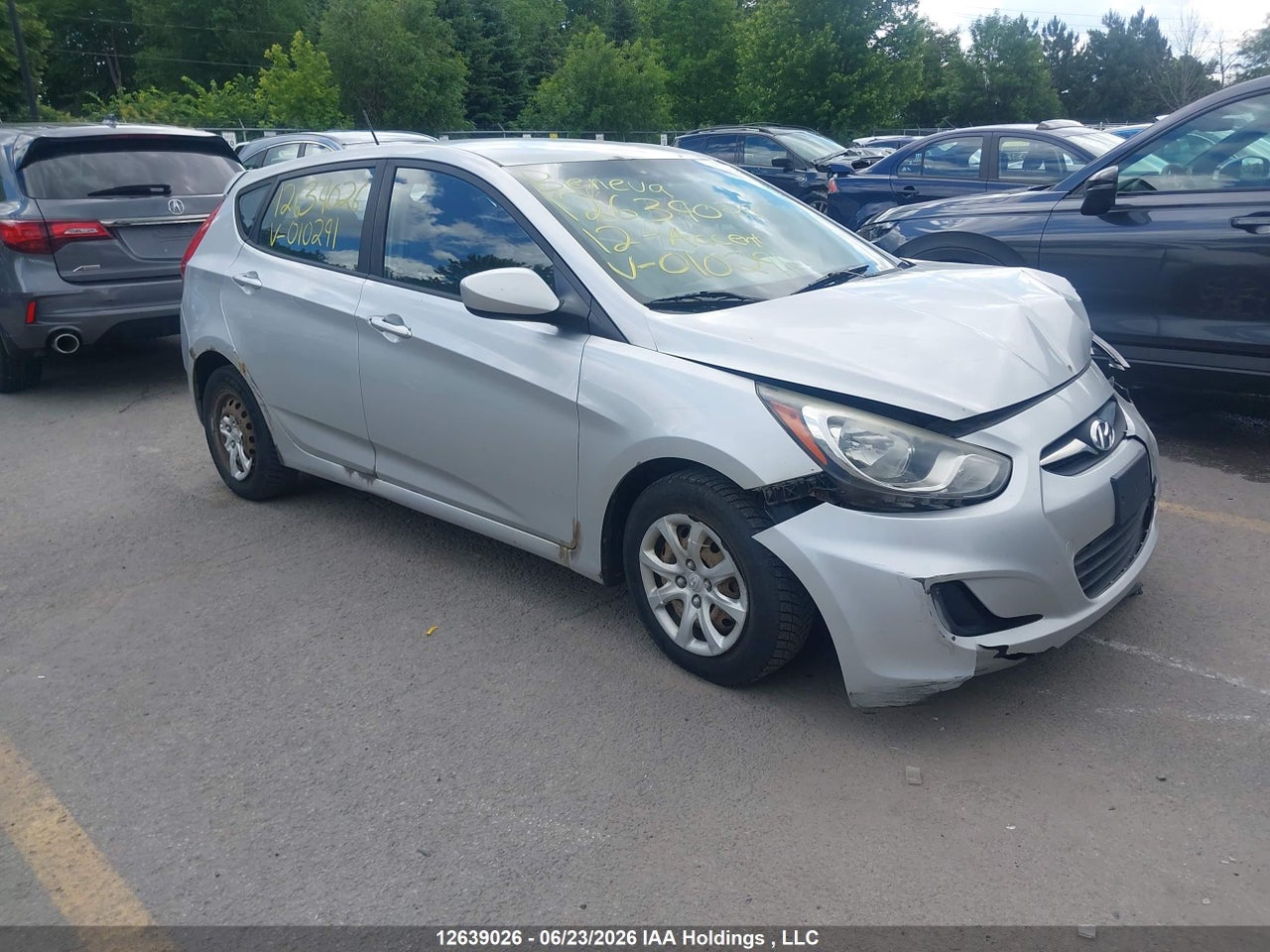 KMHCT5AE2CU010291 · 2012 HYUNDAI ACCENT GL