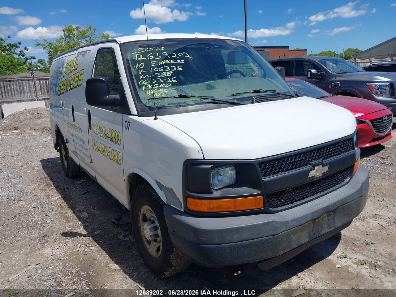1GCZGFBA1A1106335 · 2010 CHEVROLET EXPRESS G2500