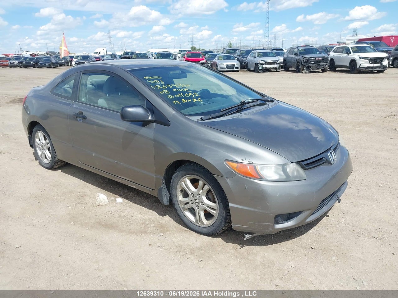 2HGFG12338H011652 · 2008 HONDA CIVIC DX-G