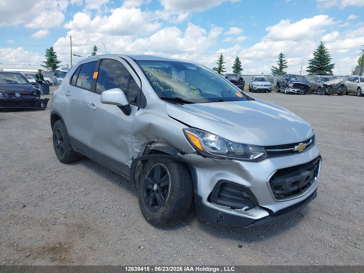 3GNCJKSB7KL350405 · 2019 CHEVROLET TRAX LS
