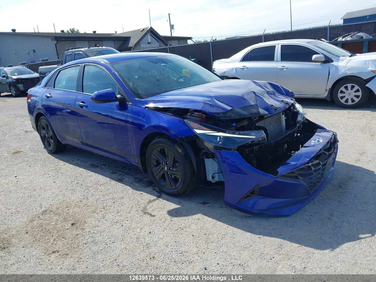 KMHLM4AJ1MU007596 · 2021 HYUNDAI ELANTRA BLUE