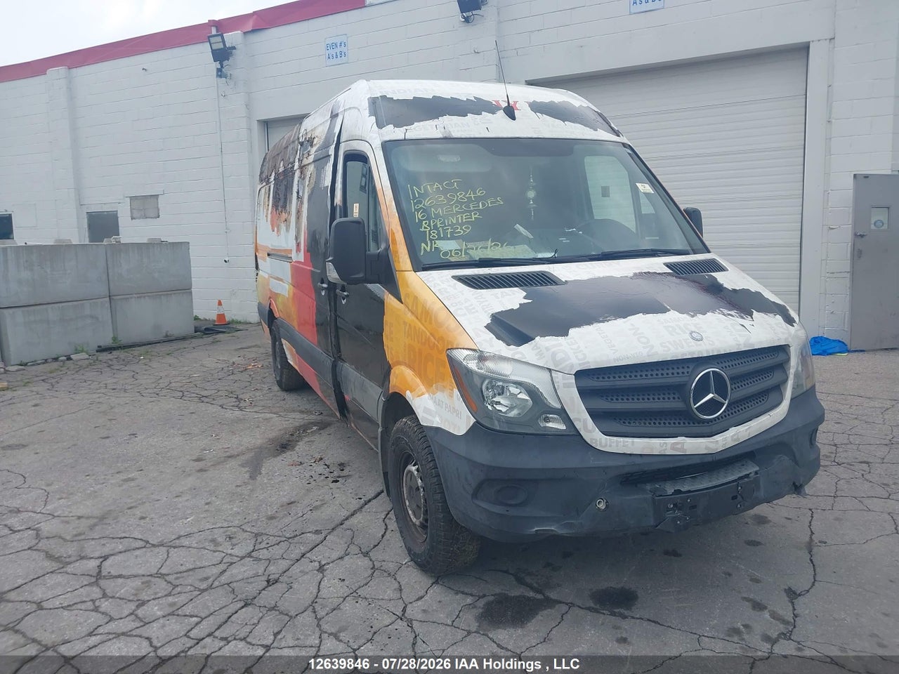 WD3BE8DD1GP181739 · 2016 MERCEDES BENZ SPRINTER 2500 HIGH ROOF