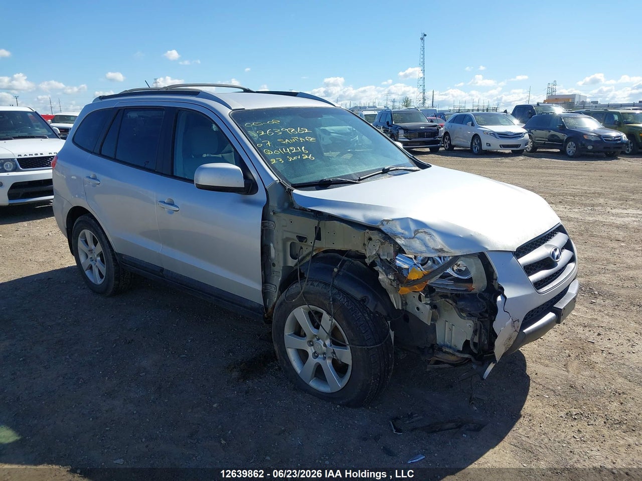 5NMSG73E57H014216 · 2007 HYUNDAI SANTA FE GL