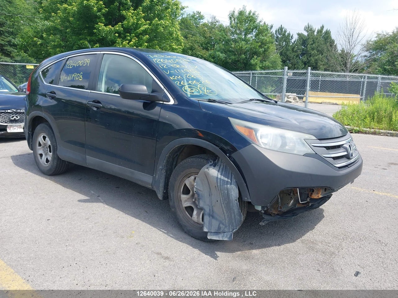 2HKRM4H31CH111908 · 2012 HONDA CR-V LX