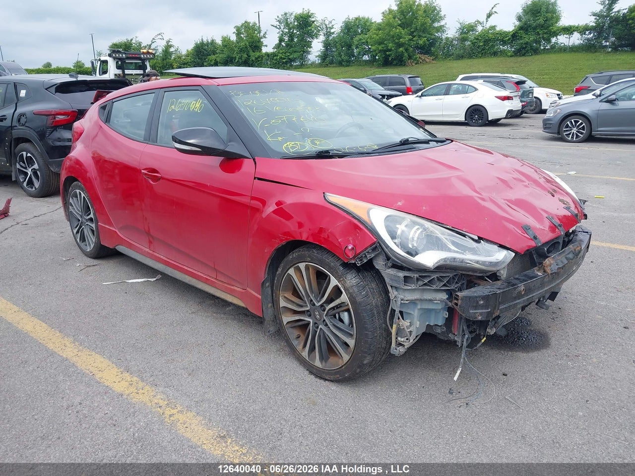 KMHTC6AE4GU277640 · 2016 HYUNDAI Veloster Turbo