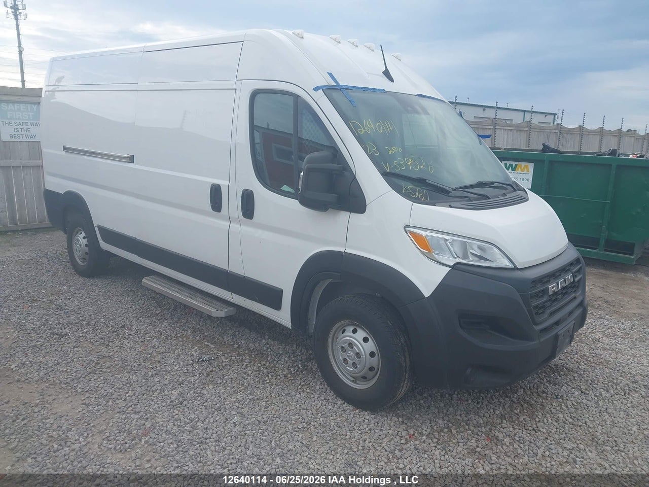 3C6LRVDG1PE539520 · 2023 RAM PROMASTER 2500 2500 HIGH