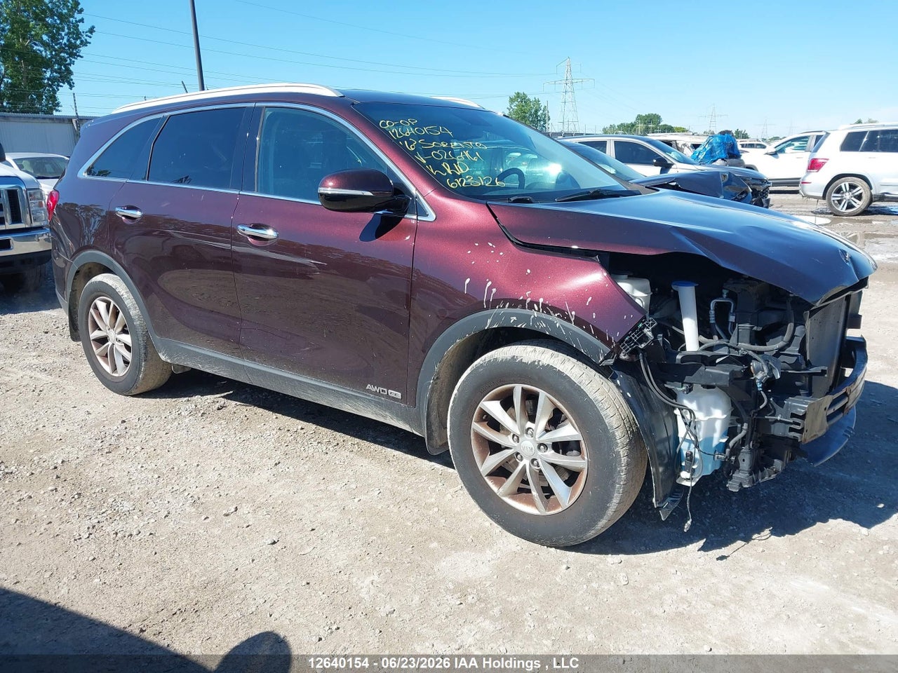 5XYPGDA5XGG026461 · 2016 KIA SORENTO 3.3L LX +