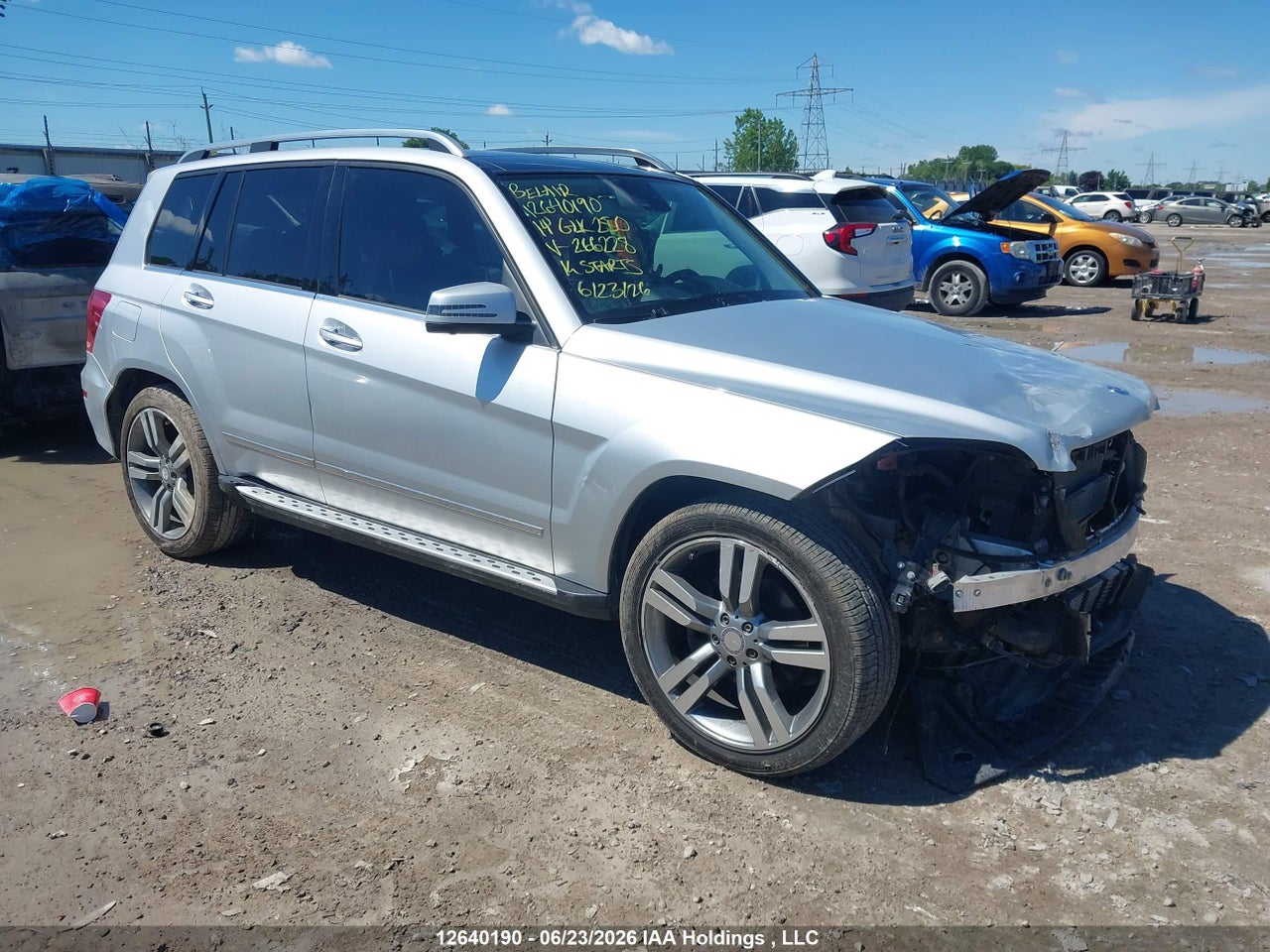 WDCGG0EB2EG266228 · 2014 MERCEDES BENZ GLK 250 BLUETEC 4MATIC
