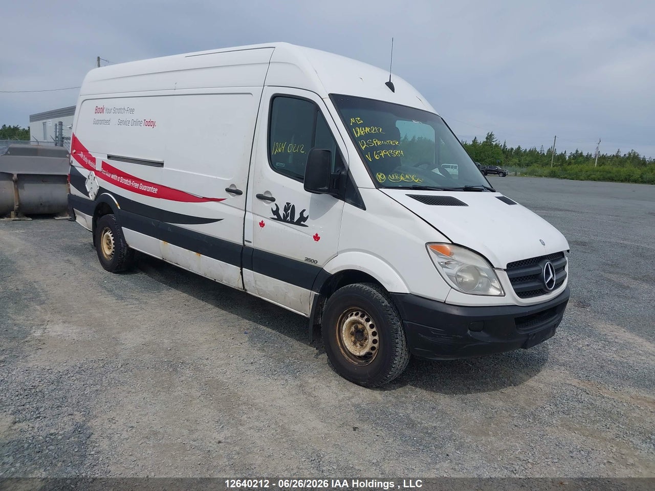 WD3BE8CB7C5679384 · 2012 MERCEDES BENZ SPRINTER 2500 HIGH ROOF