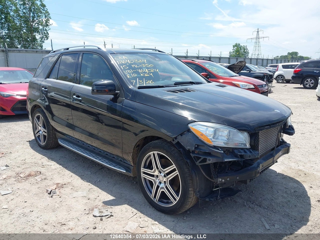 4JGDA2EB4FA464024 · 2015 MERCEDES BENZ ML 350 BLUETEC 4MATIC