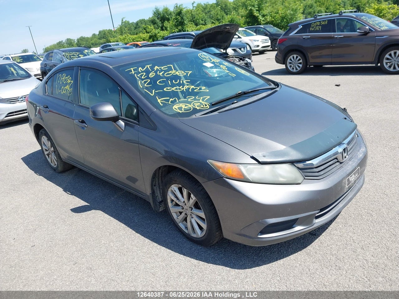 2HGFB2F55CH004923 · 2012 HONDA CIVIC EX
