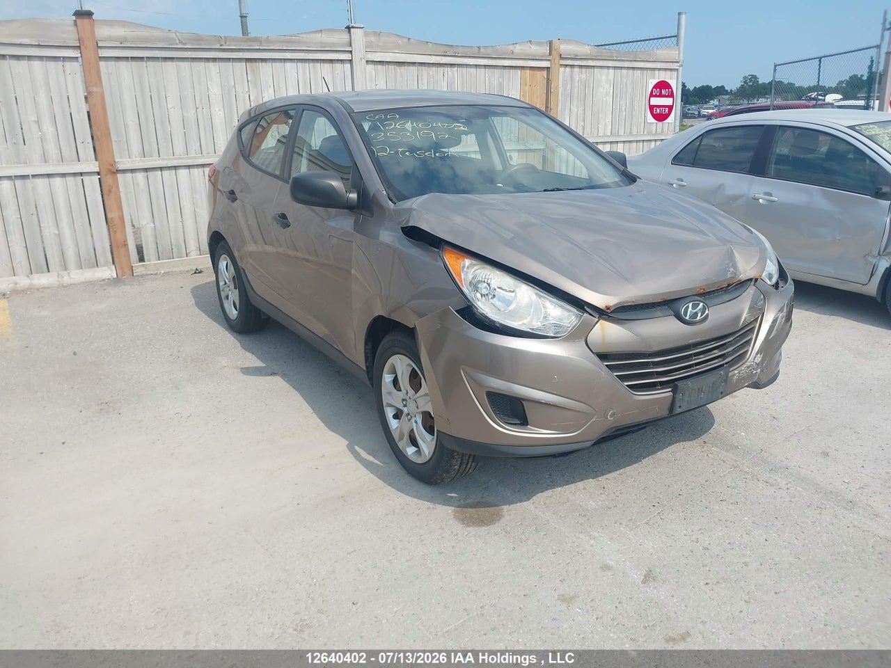 KM8JT3AC2CU353192 · 2012 HYUNDAI TUCSON GL