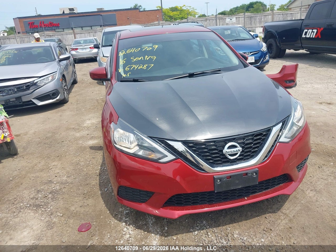 3N1AB7AP1GL674287 · 2016 NISSAN SENTRA 1.8 S/1.8 SL/1.8 SR/1.8 SV