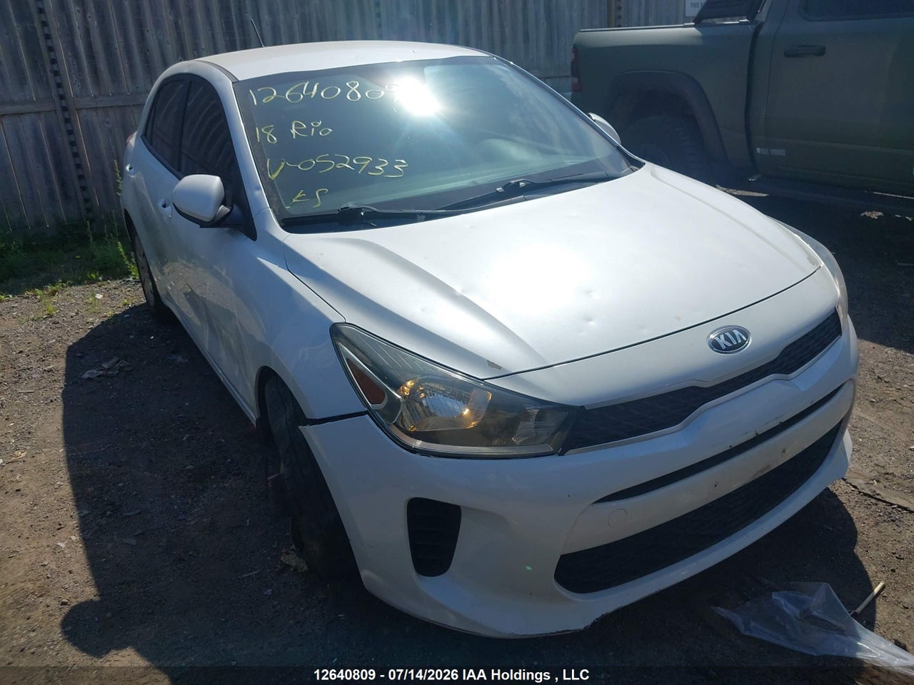 3KPA25AB6JE052933 · 2018 KIA RIO LX/LX+