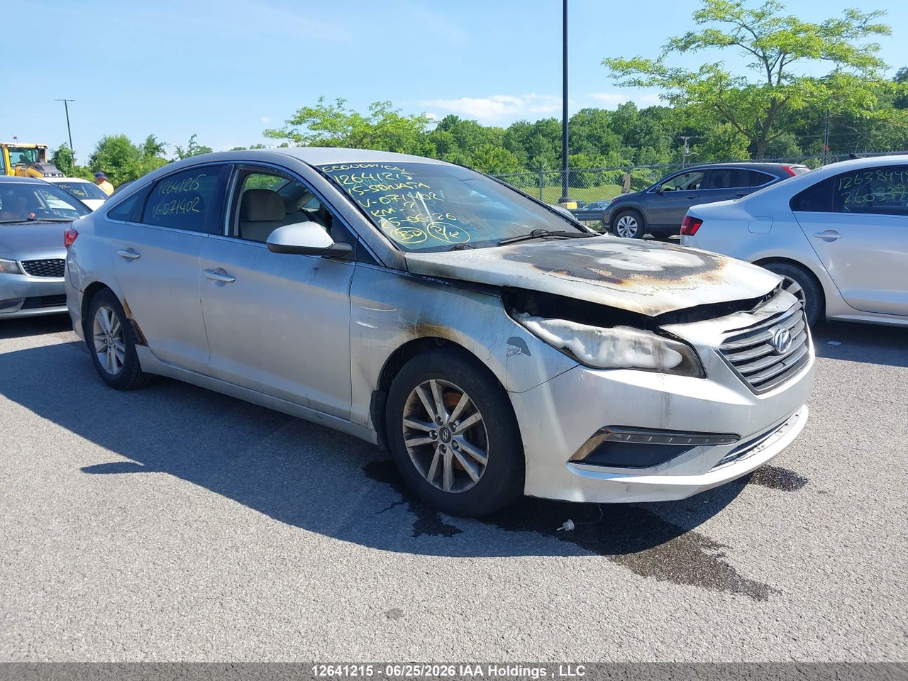 5NPE24AF2FH071402 · 2015 HYUNDAI SONATA GL