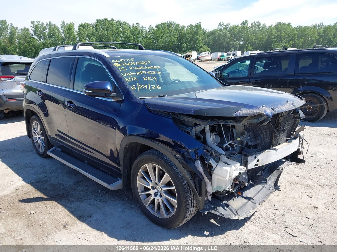 5TDJKRFH6FS109522 · 2015 TOYOTA highlander xle