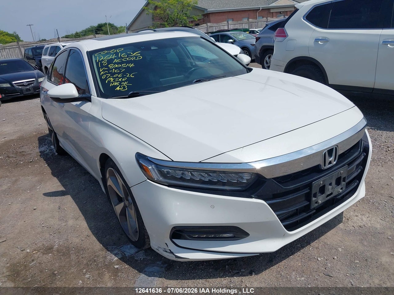1HGCV2F91JA800514 · 2018 HONDA ACCORD TOURING 2.0T