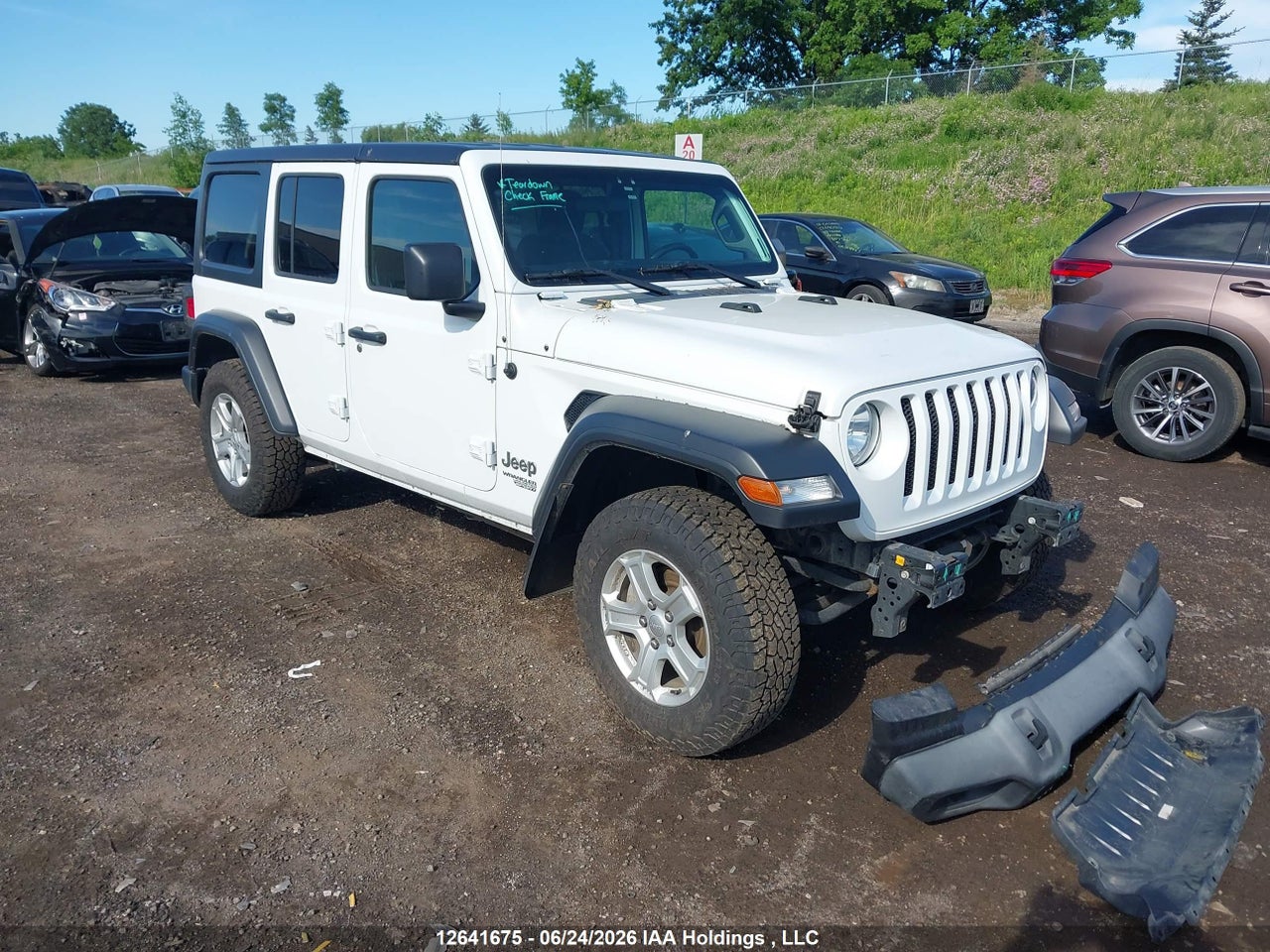 1C4HJXDNXKW593557 · 2019 JEEP WRANGLER UNLIMITED SPORT S 4X4