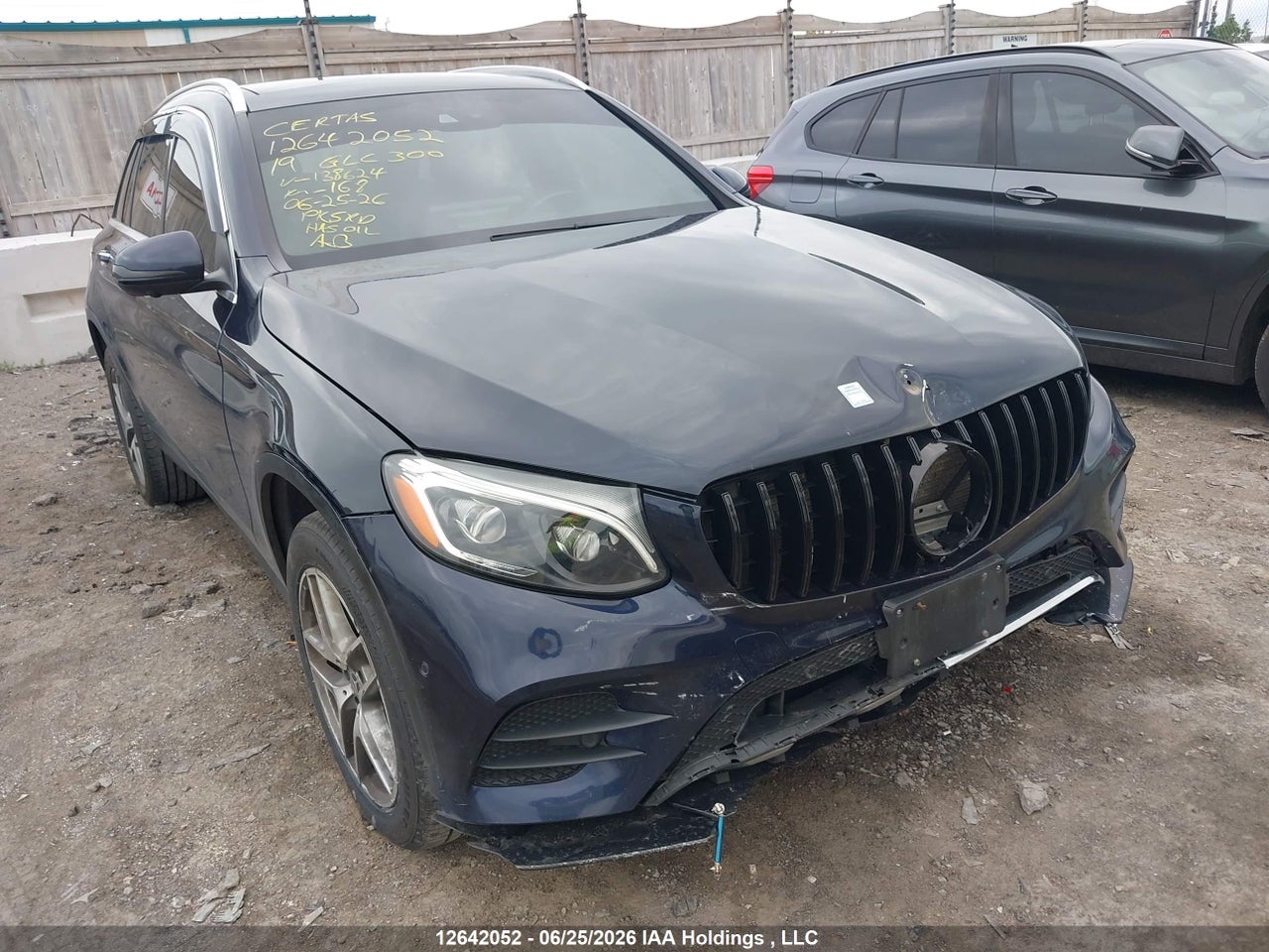 WDC0G4KB0KV138624 · 2019 MERCEDES BENZ GLC 300 4MATIC