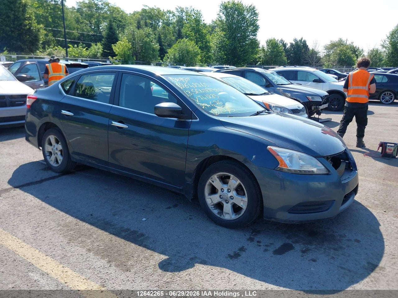 3N1AB7APXDL741285 · 2013 NISSAN SENTRA 1.8 S/1.8 SV