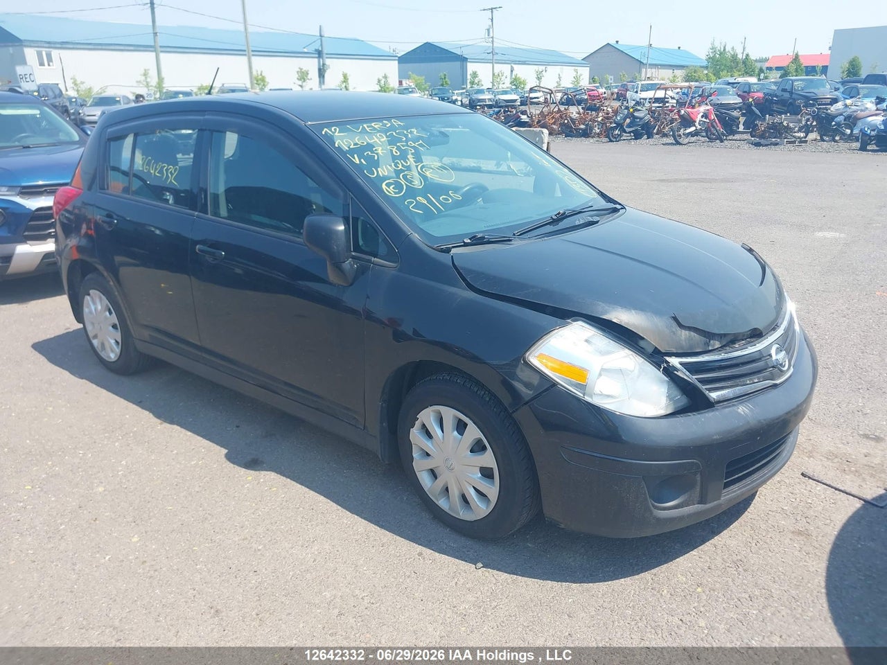 3N1BC1CP6CL378591 · 2012 NISSAN VERSA 1.8 S