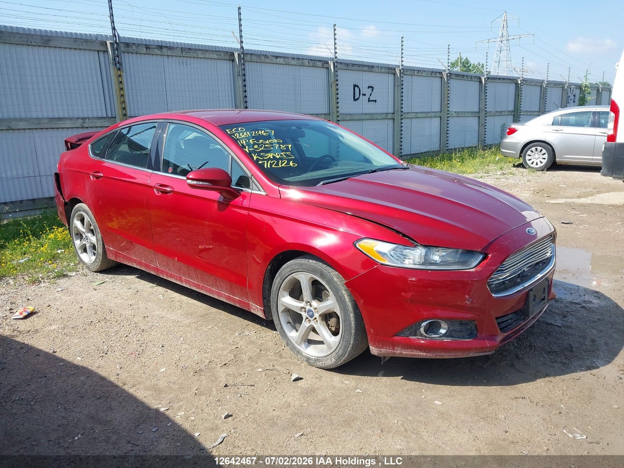 3FA6P0H94ER325787 · 2014 FORD FUSION SE