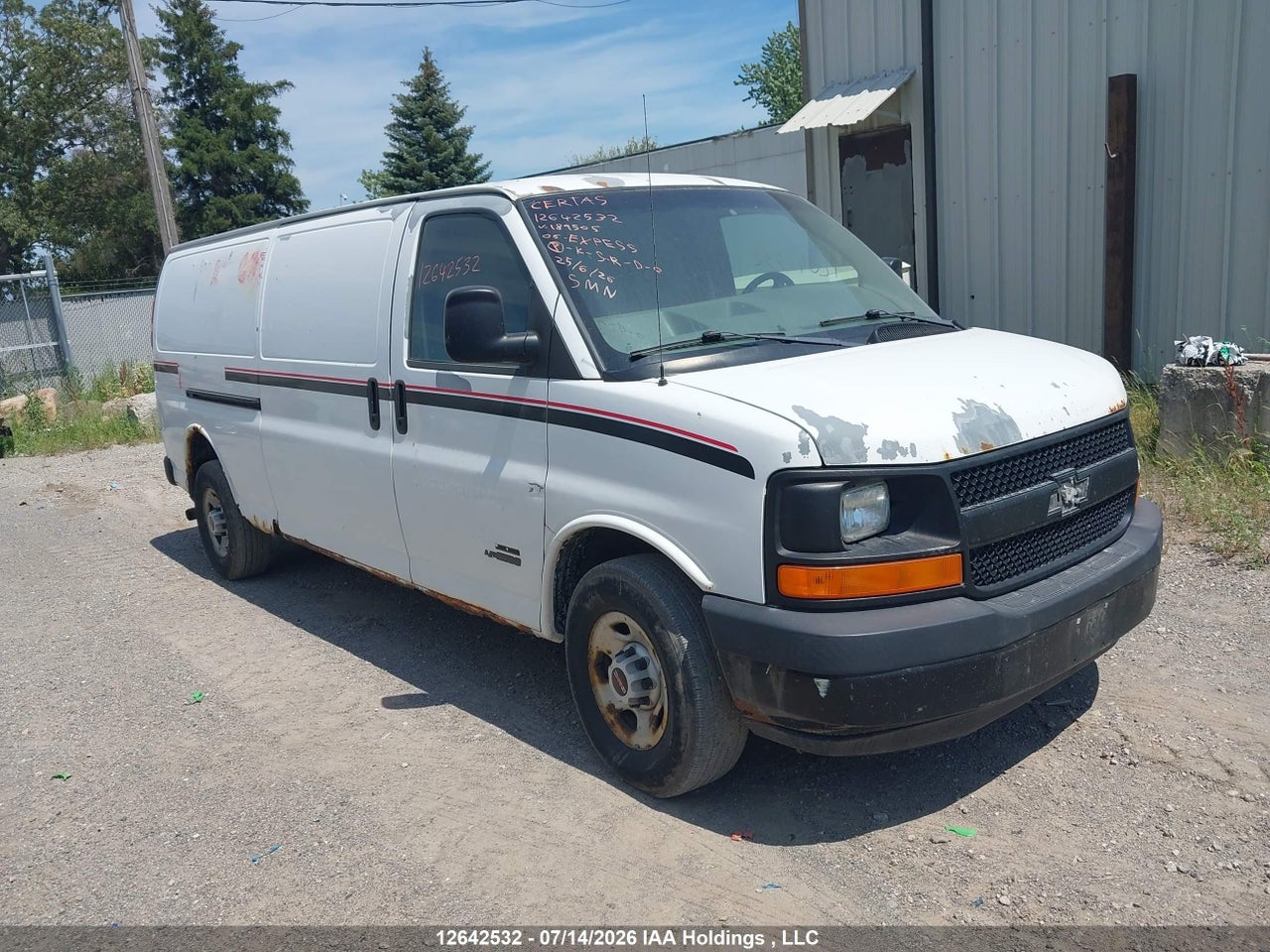 1GCHG392861189505 · 2006 CHEVROLET EXPRESS G3500
