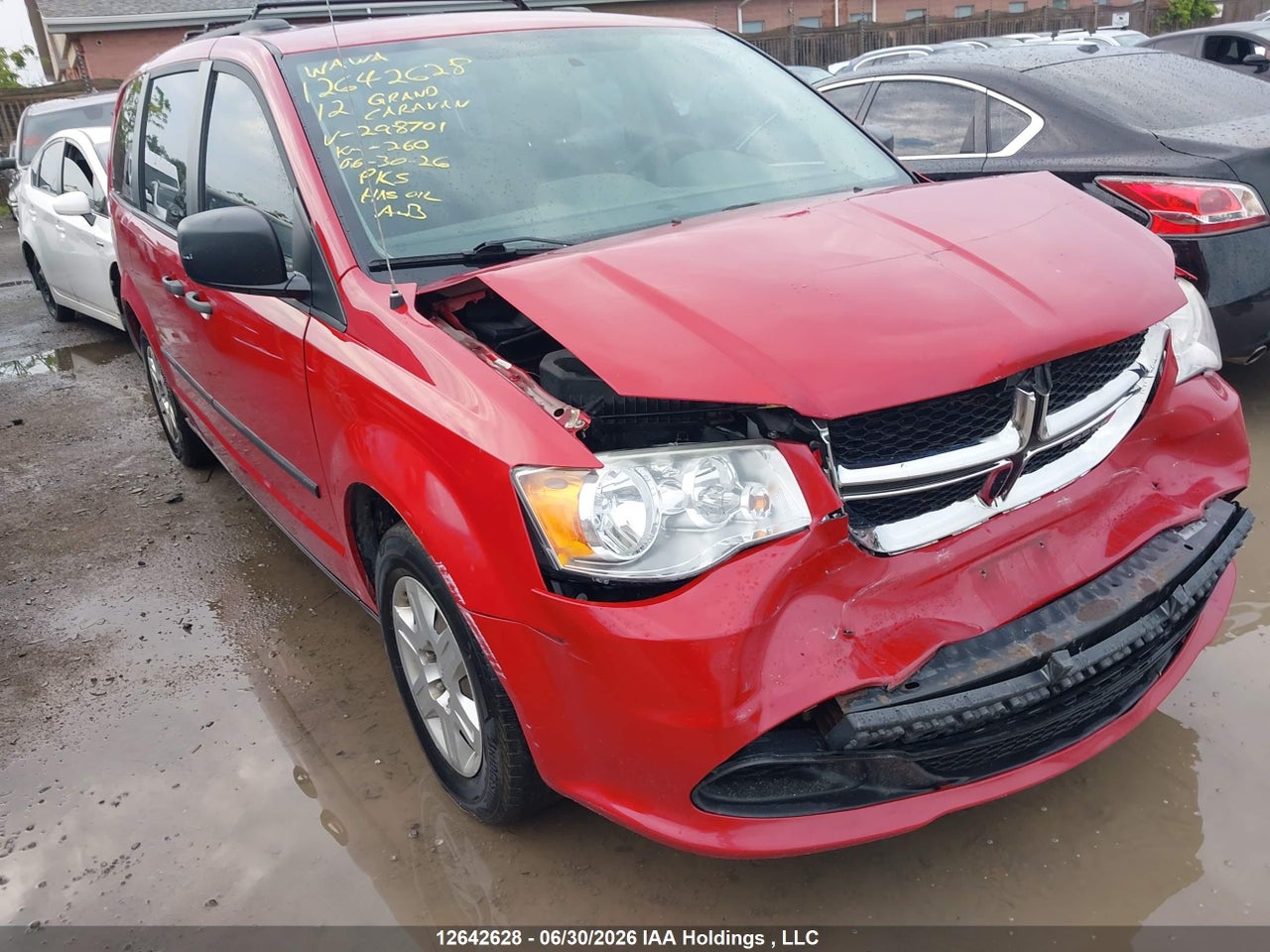 2C4RDGBG3CR298701 · 2012 DODGE GRAND CARAVAN SE/SXT