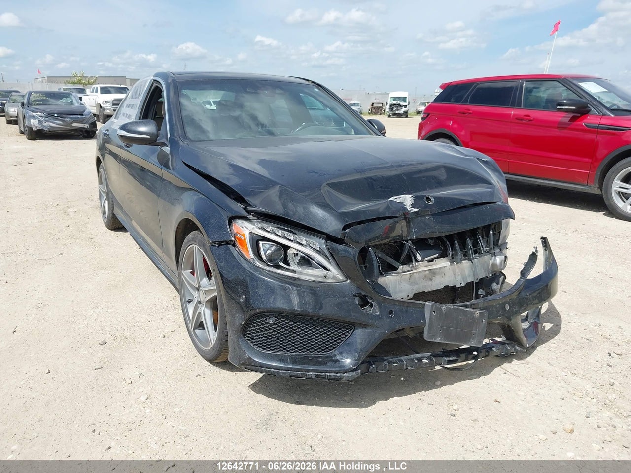 55SWF6GB1FU018809 · 2015 MERCEDES BENZ C 400 4MATIC