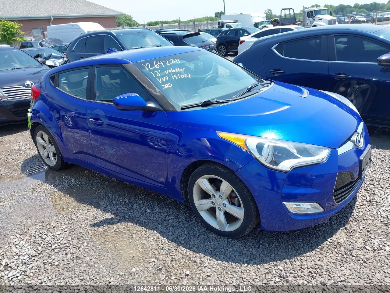 KMHTC6AD1DU181001 · 2013 HYUNDAI VELOSTER