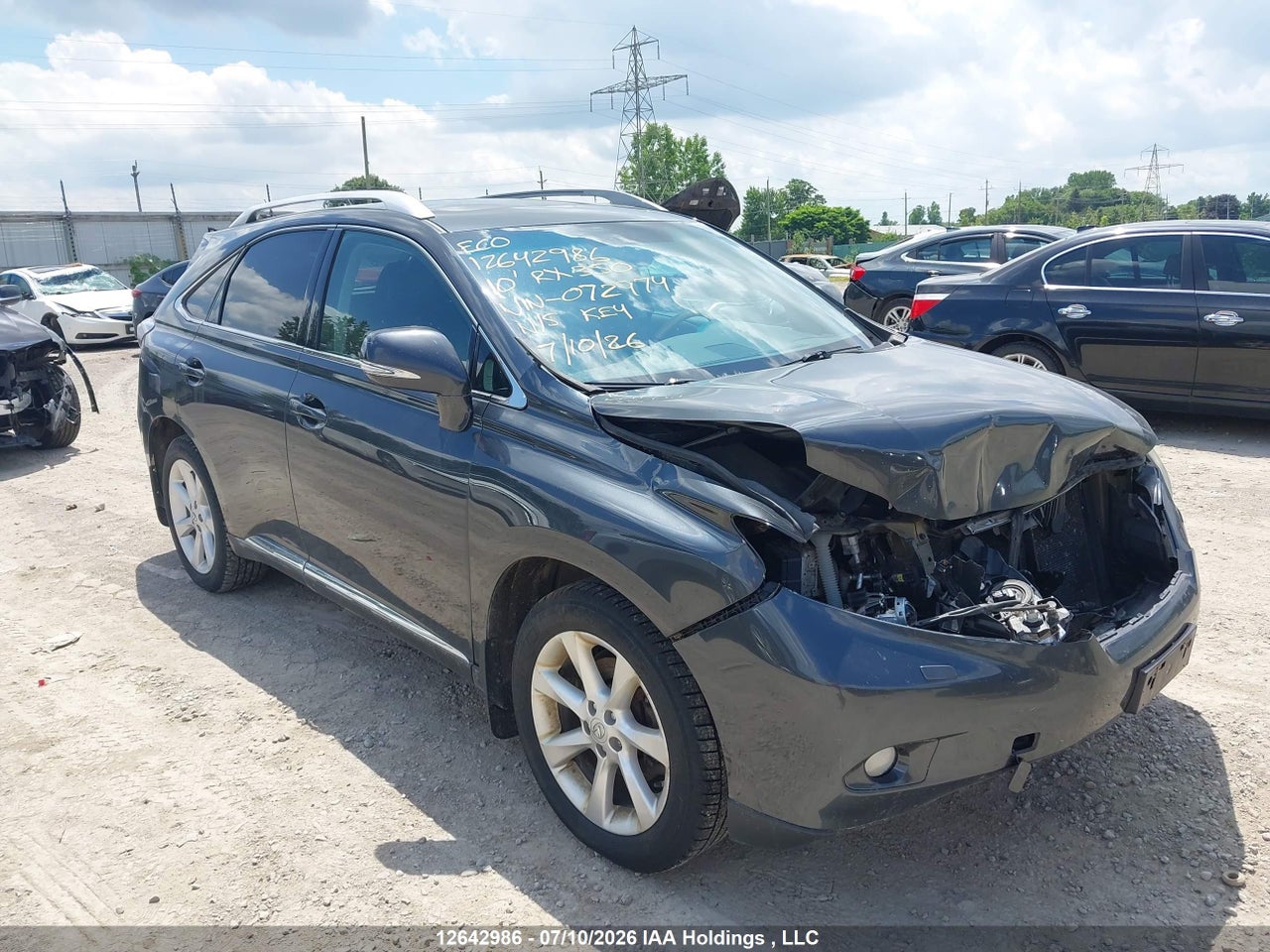 2T2BK1BA3AC072974 · 2010 LEXUS RX 350