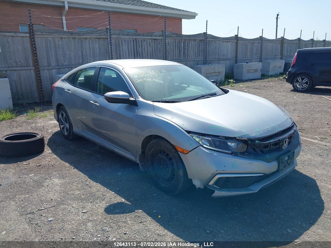 2HGFC2F51LH012403 · 2020 HONDA CIVIC LX