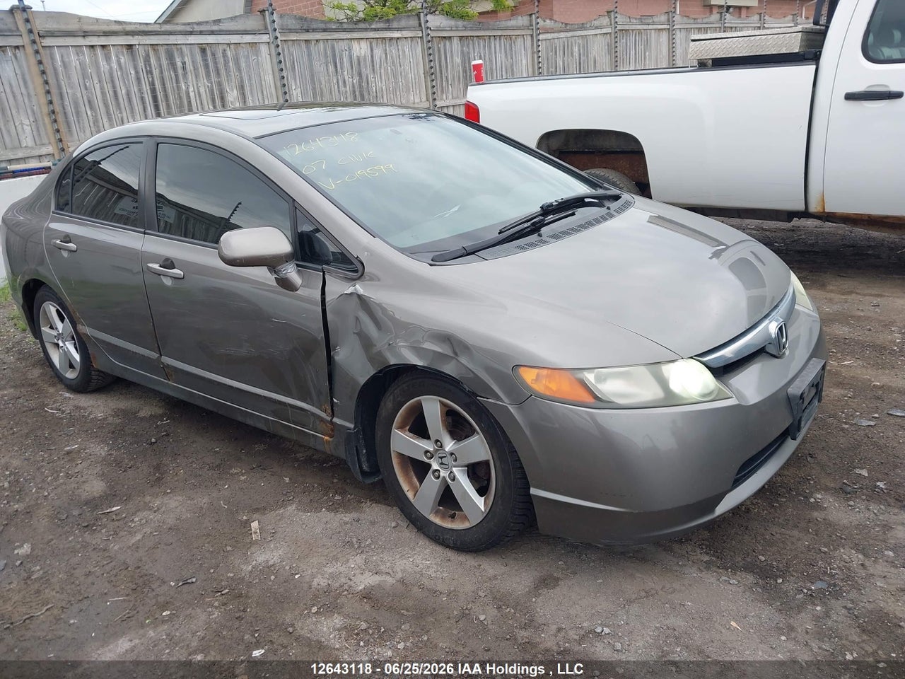 2HGFA16827H019599 · 2007 HONDA CIVIC EX 4DR
