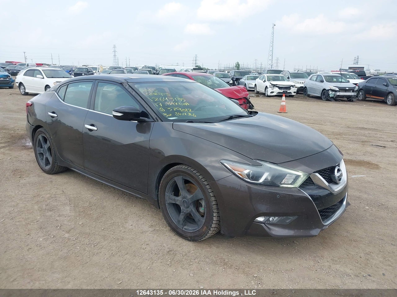 1N4AA6AP3HC379012 · 2017 NISSAN MAXIMA 3.5S/SV/SL/SR/PLAT