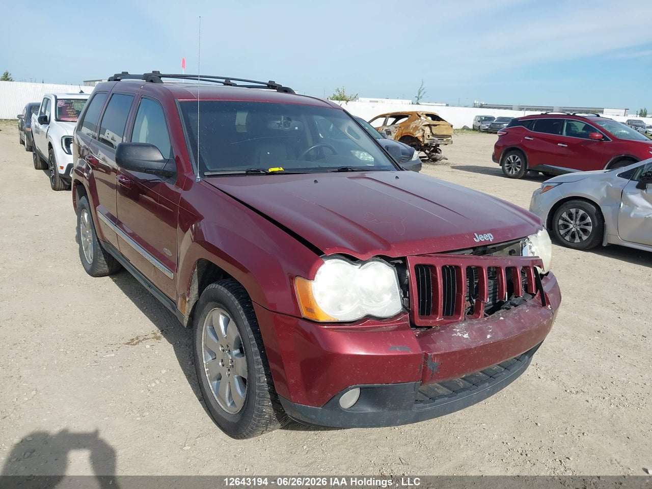 1J8HR48MX8C524198 · 2008 JEEP GRAND CHEROKEE LAREDO