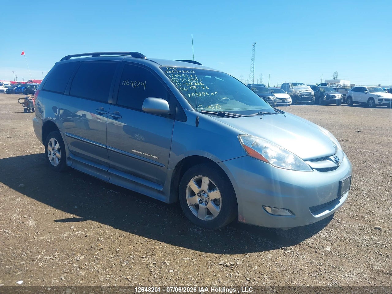 5TDKK4CC7AS338591 · 2010 TOYOTA SIENNA LE 8 PASSENGER