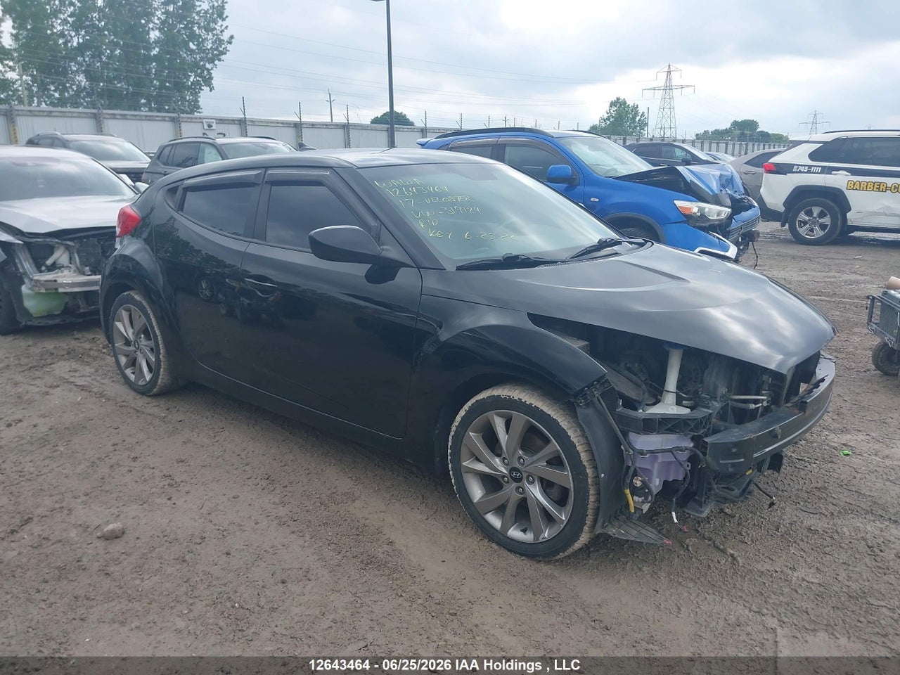 KMHTC6ADXHU319124 · 2017 HYUNDAI VELOSTER