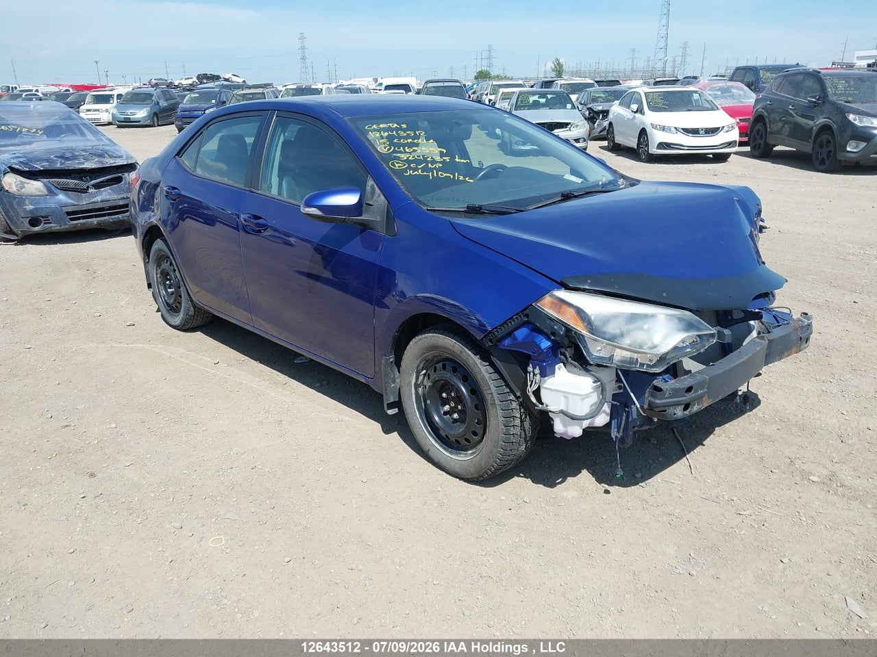 2T1BURHE8FC465559 · 2015 TOYOTA COROLLA L/LE/LE PLS/PRM/S/S PLS