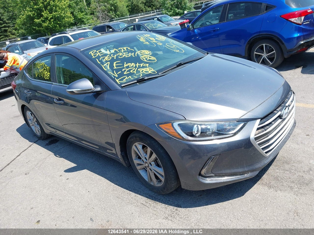 KMHD84LF4HU221988 · 2017 HYUNDAI ELANTRA GL