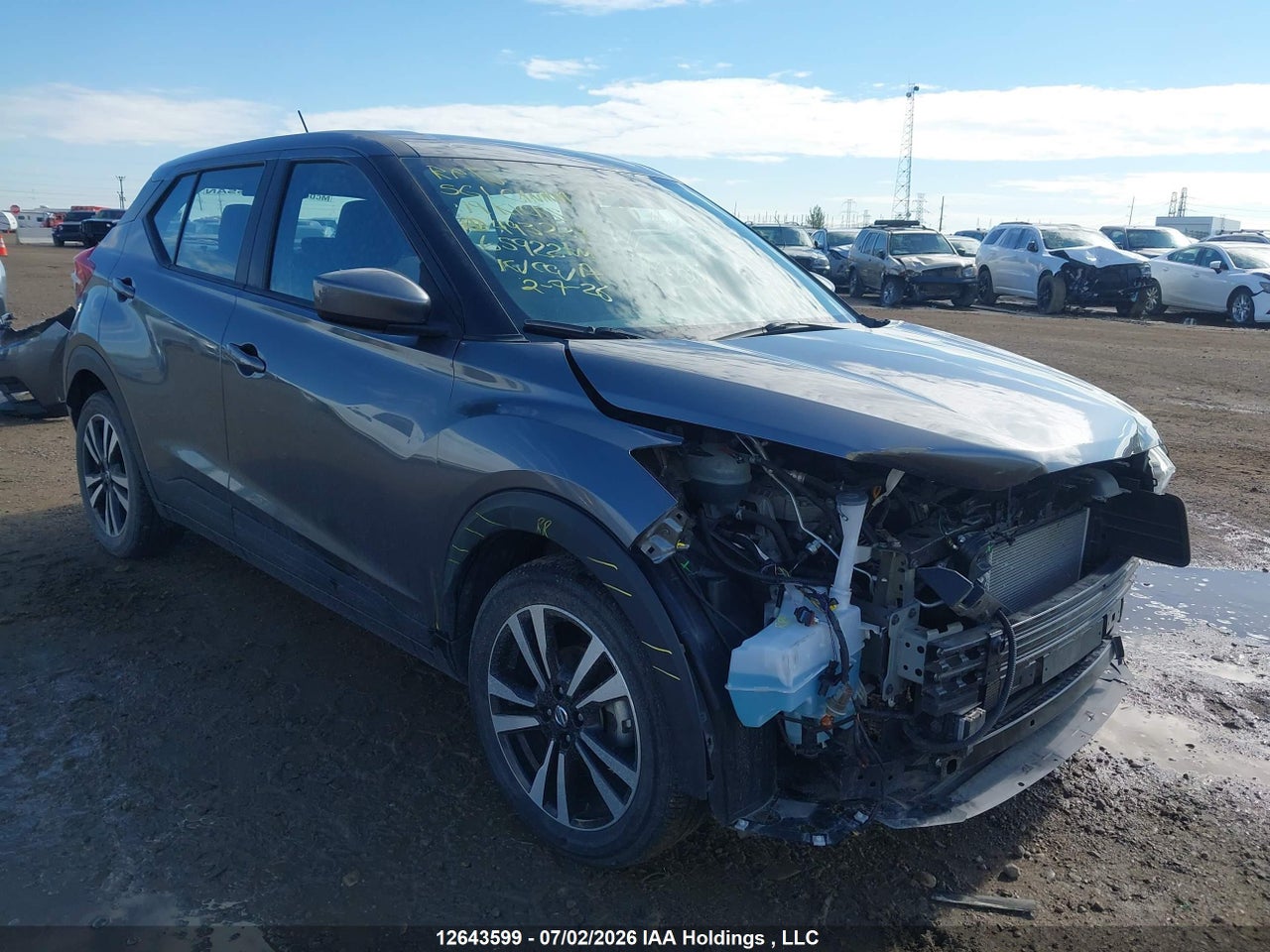 3N1CP5CU6KL493227 · 2019 NISSAN KICKS S/SR/SV