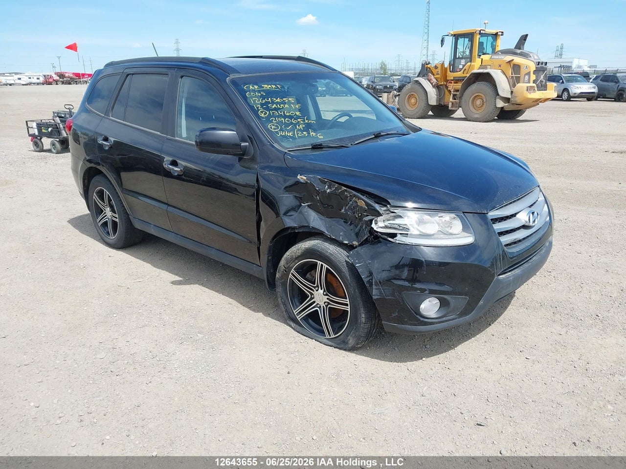 5XYZHDAG4CG134608 · 2012 HYUNDAI SANTA FE LIMITED 3.5