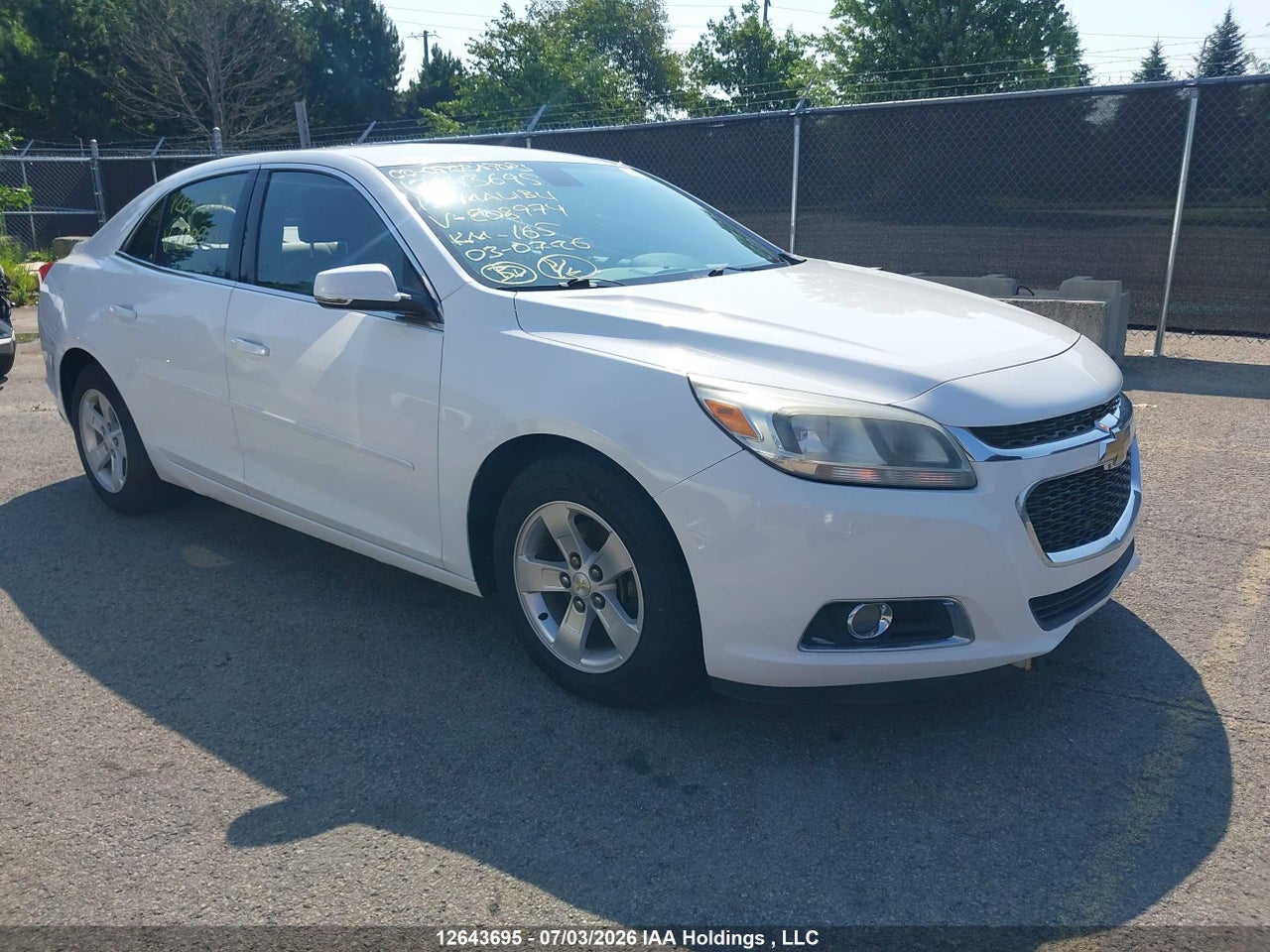 1G11B5SL5FF208974 · 2015 CHEVROLET MALIBU LS